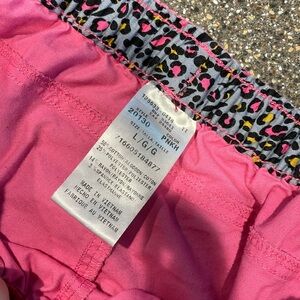 Barbie pink heart shine scrub pants